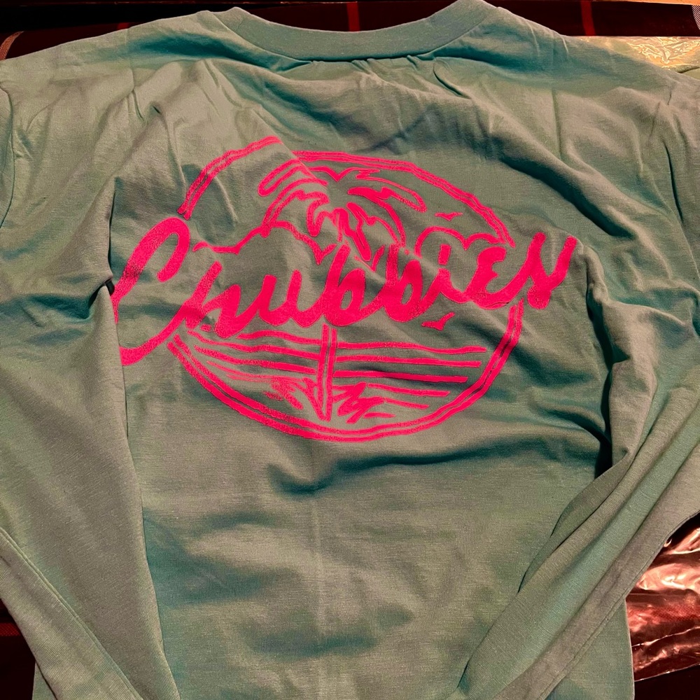 Chubbies blue / green t-shirt Size XL. NEW WITH TAGS.